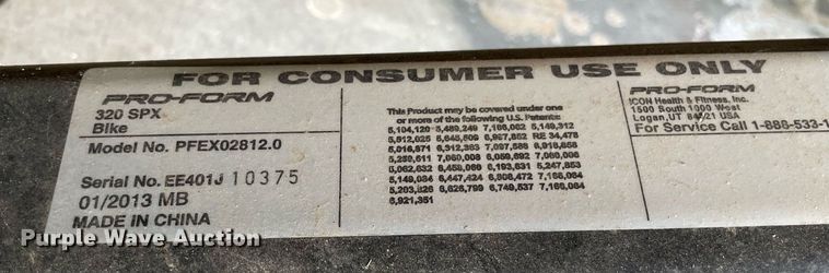 image for item NH9745 Exercise equipment