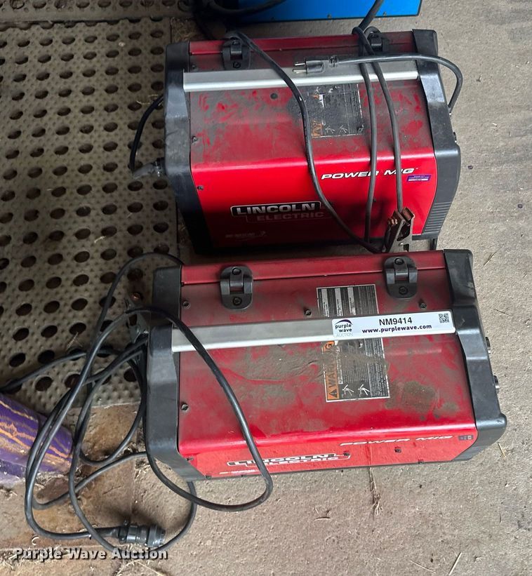 image for item NM9414 (2) Lincoln Electric 180 Dual Power Mig welders