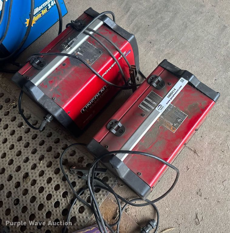 image for item NM9414 (2) Lincoln Electric 180 Dual Power Mig welders