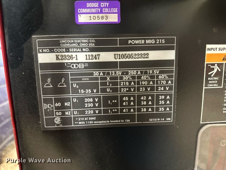 image for item NM9421 (2) welders