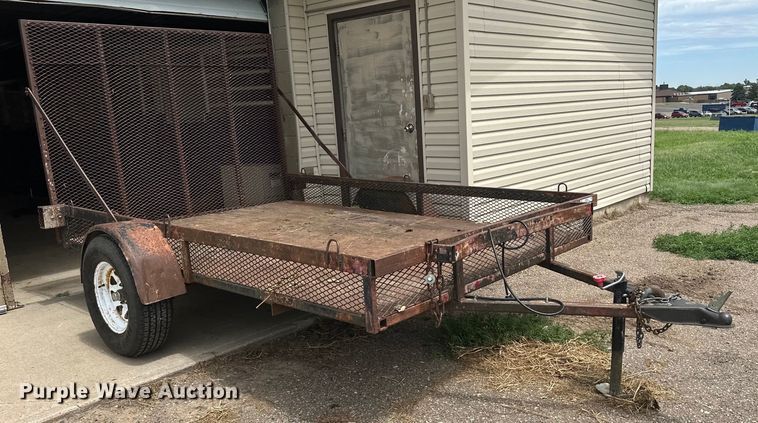 image for item NM9429 Shop built  utility trailer