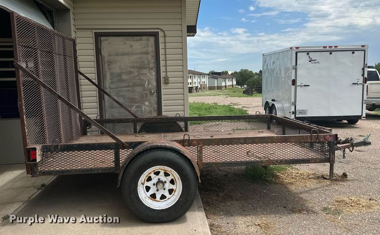 image for item NM9429 Shop built  utility trailer