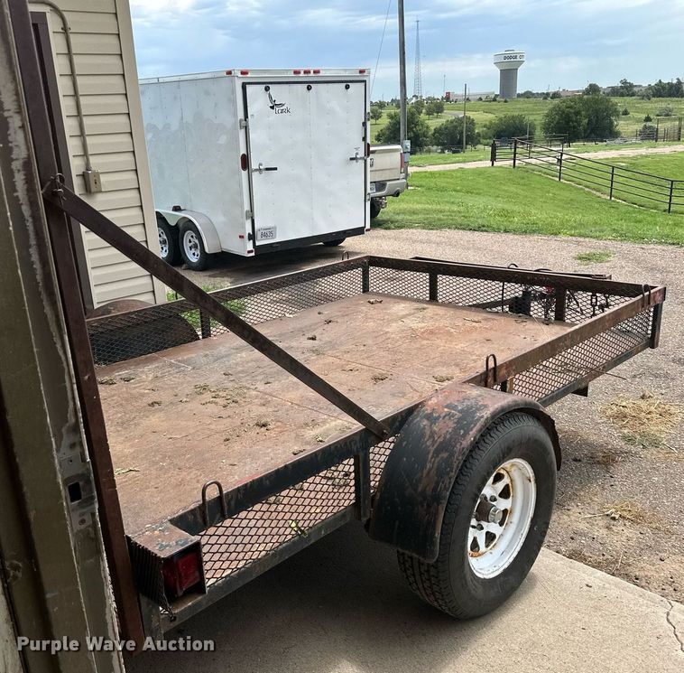 image for item NM9429 Shop built  utility trailer
