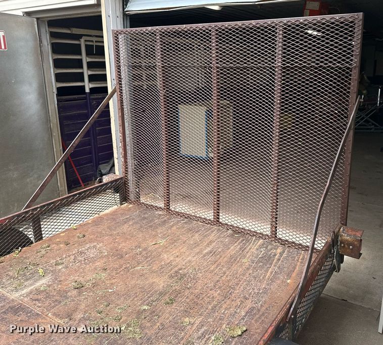 image for item NM9429 Shop built  utility trailer