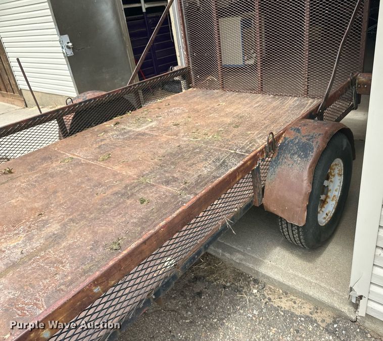 image for item NM9429 Shop built  utility trailer
