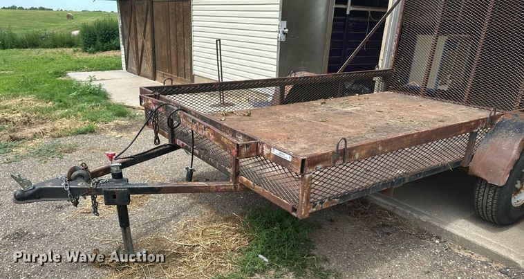 image for item NM9429 Shop built  utility trailer