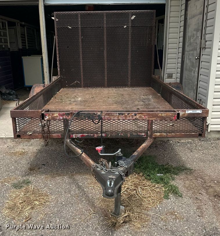 image for item NM9429 Shop built  utility trailer