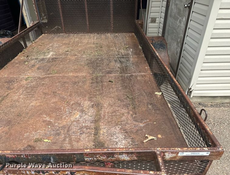 image for item NM9429 Shop built  utility trailer