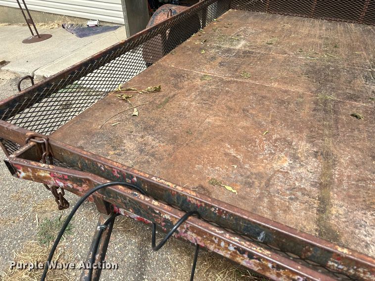 image for item NM9429 Shop built  utility trailer