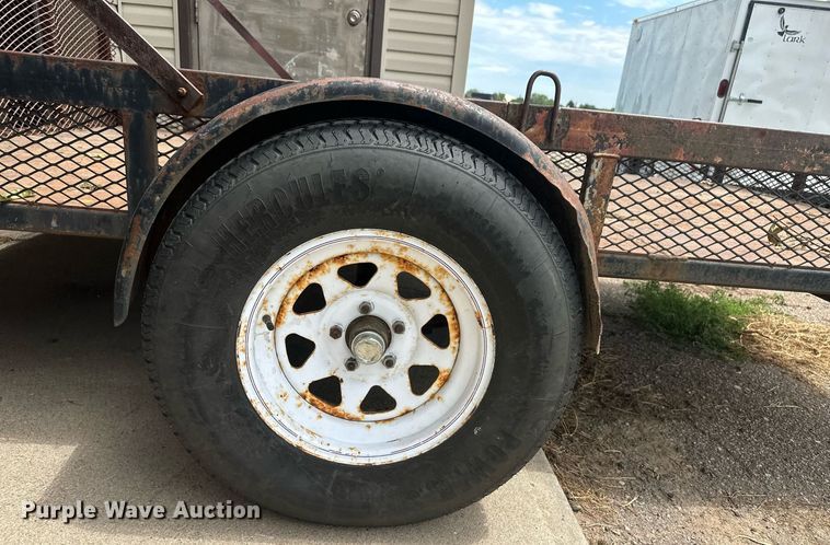 image for item NM9429 Shop built  utility trailer