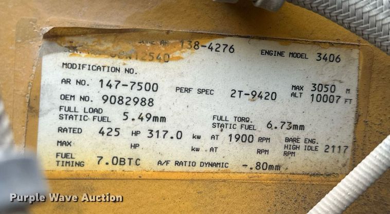 image for item NP9902 1998 Western Star 4964FX  semi truck