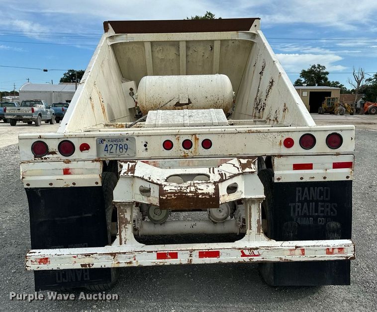 image for item NP9903 1999 Ranch Manufacturing Co  bottom dump trailer