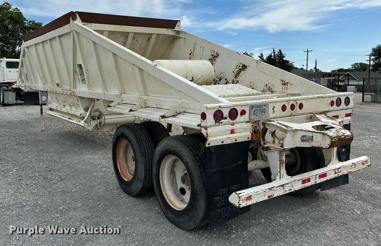 image for item NP9903 1999 Ranch Manufacturing Co  bottom dump trailer