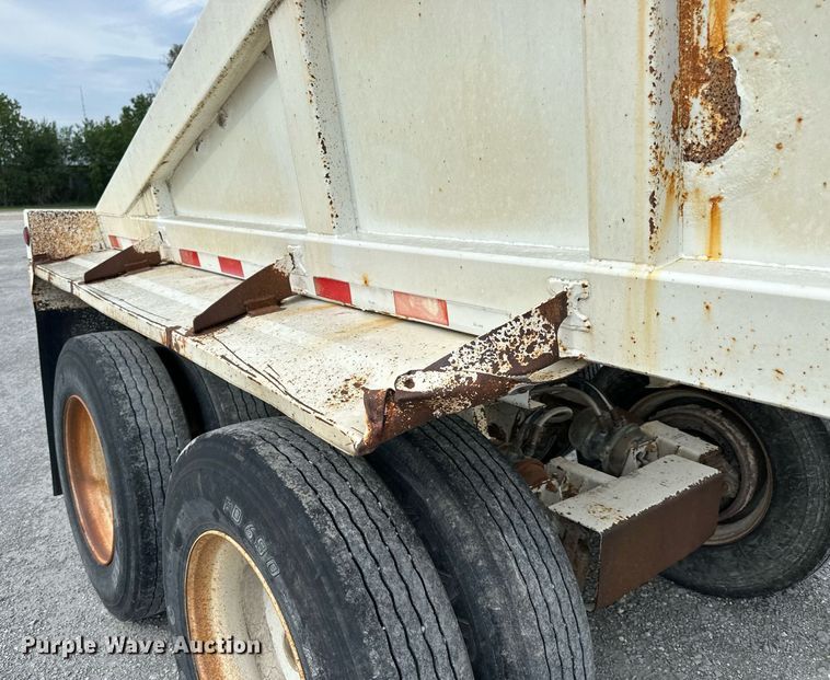 image for item NP9903 1999 Ranch Manufacturing Co  bottom dump trailer