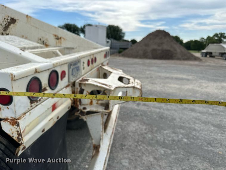 image for item NP9903 1999 Ranch Manufacturing Co  bottom dump trailer