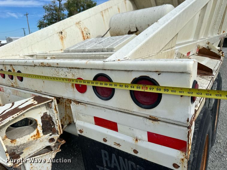 image for item NP9903 1999 Ranch Manufacturing Co  bottom dump trailer