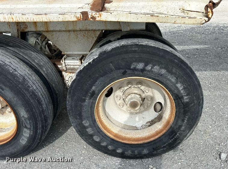 image for item NP9903 1999 Ranch Manufacturing Co  bottom dump trailer