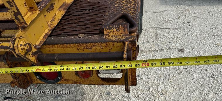 image for item NP9907 1980 Hillsboro  utility trailer