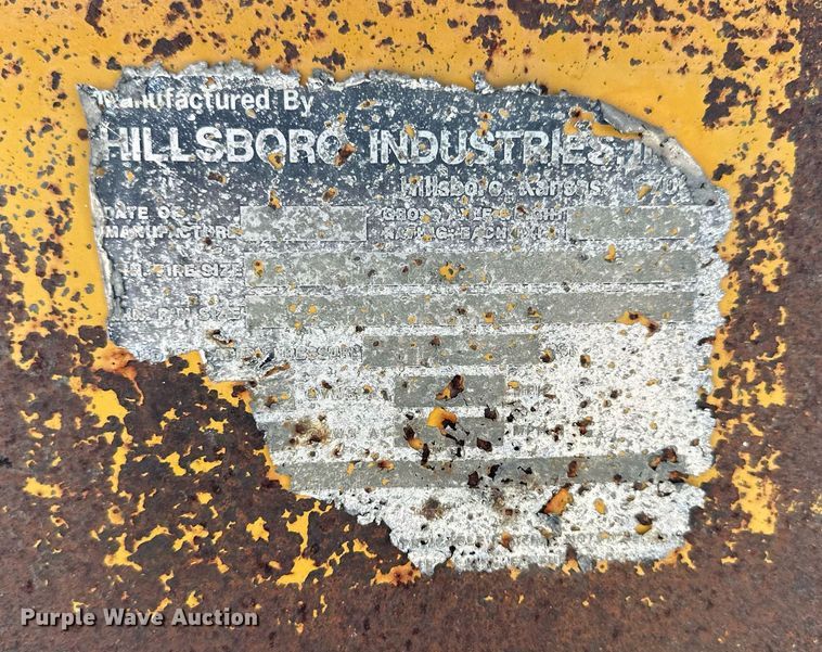 image for item NP9907 1980 Hillsboro  utility trailer