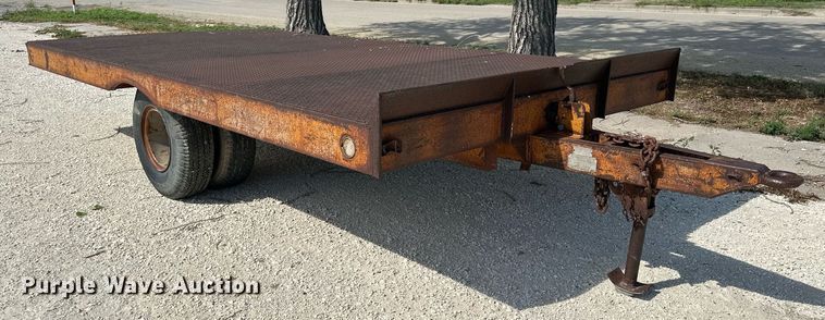 image for item NP9908 1958 Transport TT-1  tilt deck utility trailer