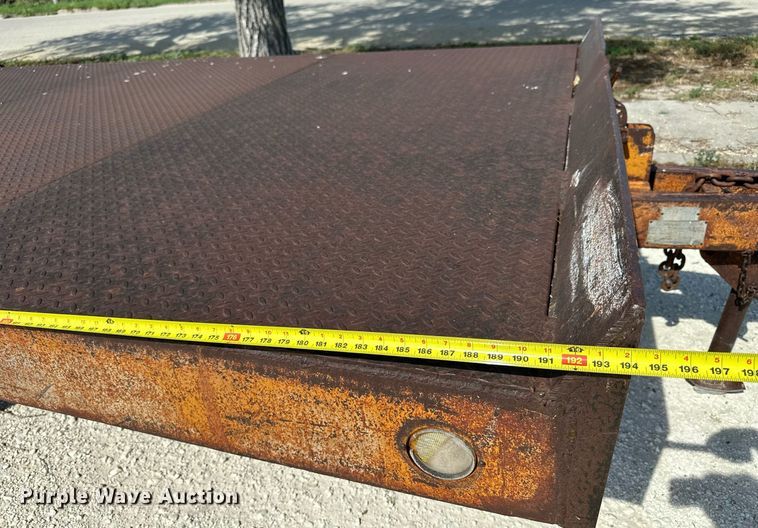 image for item NP9908 1958 Transport TT-1  tilt deck utility trailer