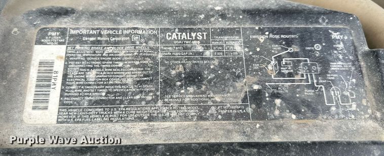 image for item NP9909 1992 Chevrolet K2500  pickup truck