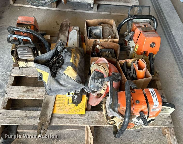 image for item NP9914 (3) Stihl chainsaws