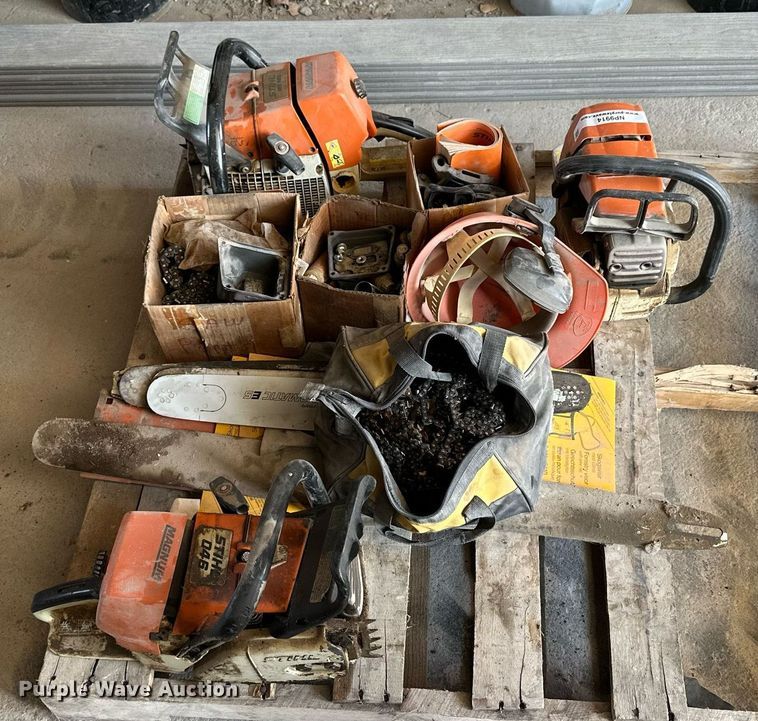 image for item NP9914 (3) Stihl chainsaws