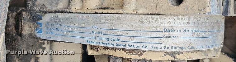 image for item NT9775 1987 Kenworth 800  dump truck