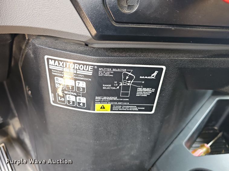 image for item NT9776 2021 Mack Granite  dump truck