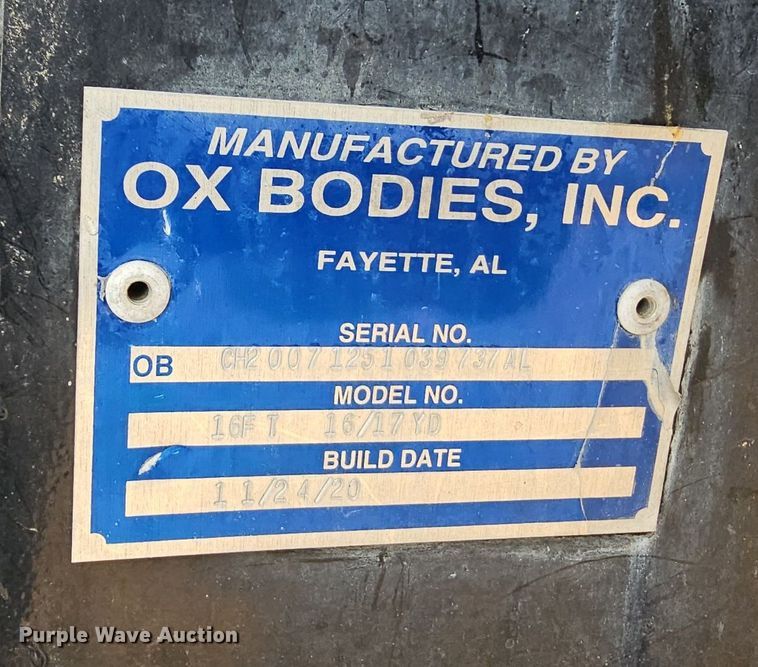 image for item NT9779 2021 Mack Granite  dump truck