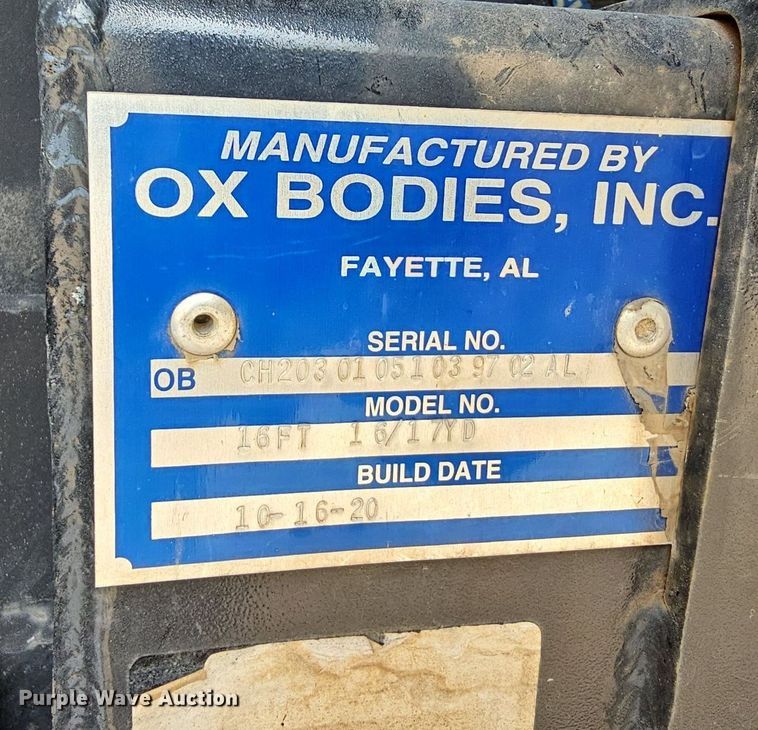 image for item NT9781 2021 Mack Granite  dump truck