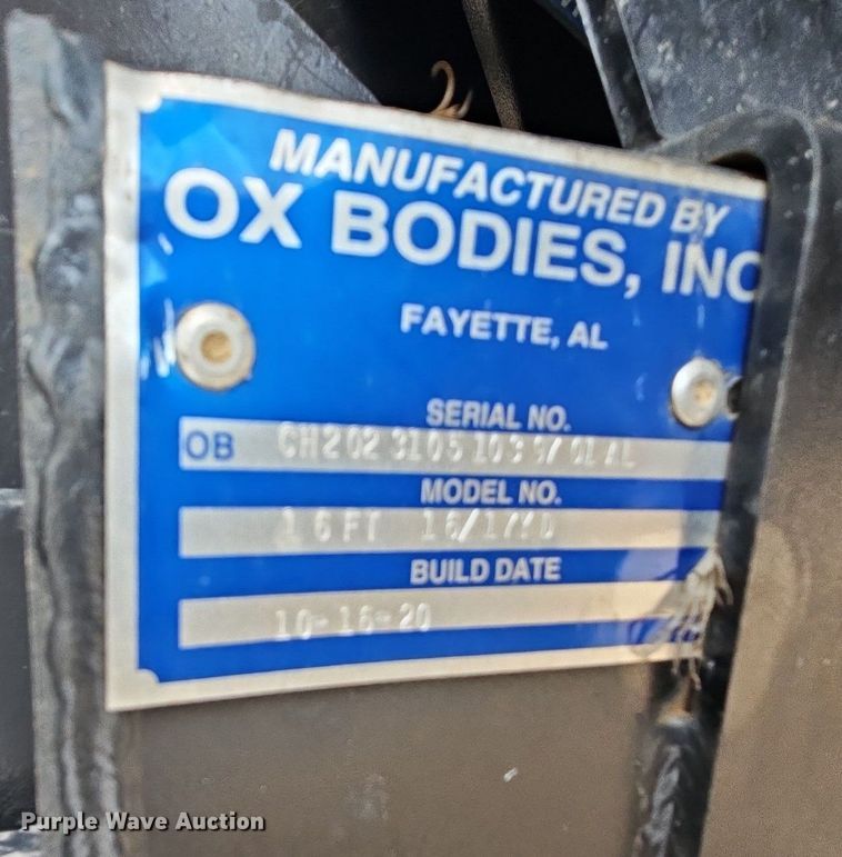 image for item NT9782 2021 Mack Granite  dump truck