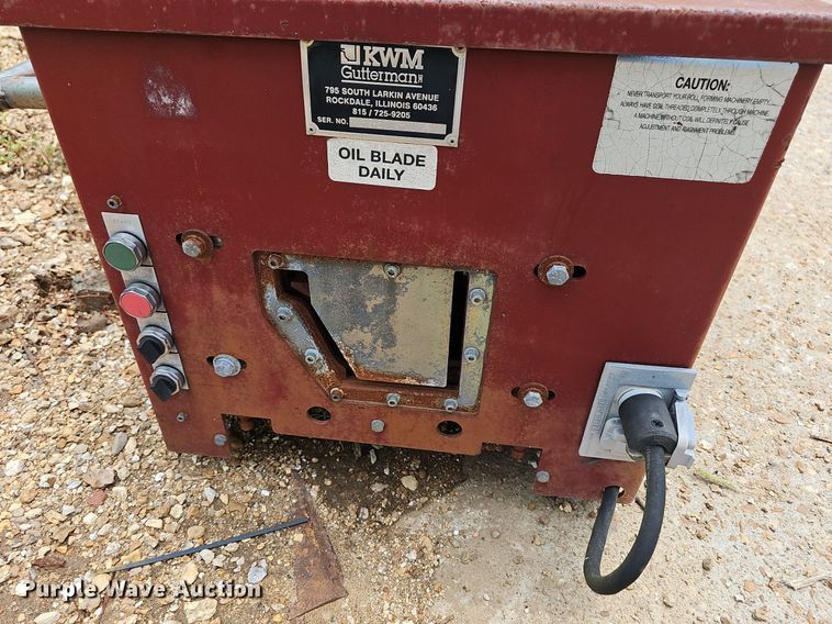 image for item NT9784 KWM Gutterman  gutter machine