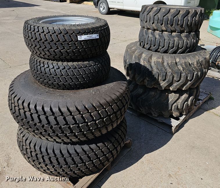 image for item NU9021 (8) Titan tractor wheels and tires