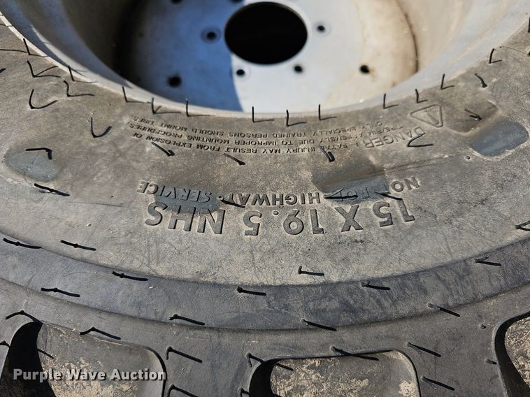 image for item NU9021 (8) Titan tractor wheels and tires