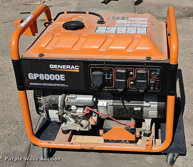 image for item NU9023 Generac GP8000E  generator