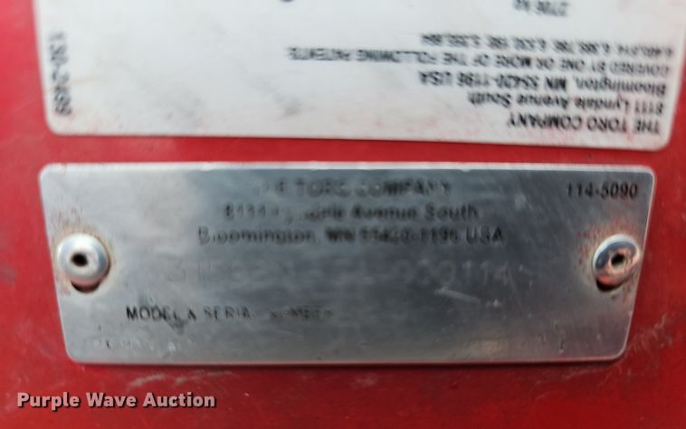 image for item NU9074 Toro Groundsmaster 5900  lawn mower