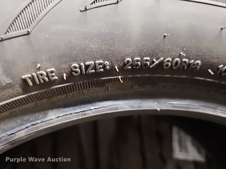 image for item NU9075 (4) Goodyear 255/60R18 tires