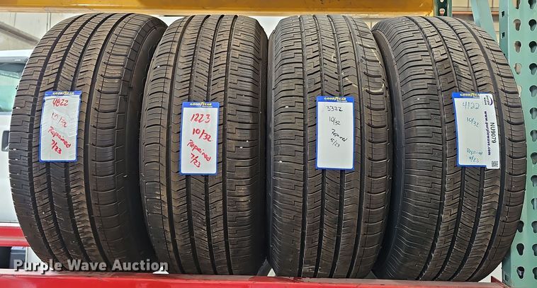 image for item NU9079 (4) Goodyear 255/60R18 tires