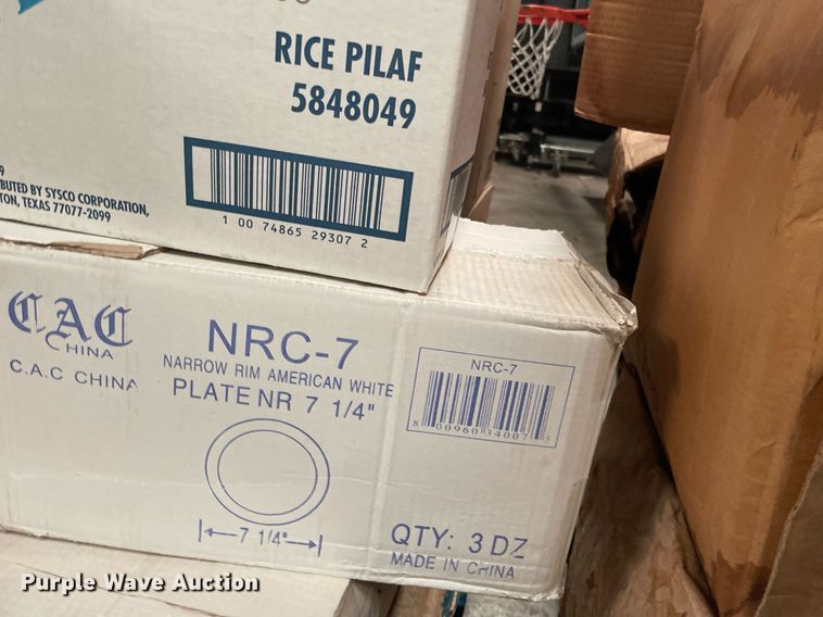 image for item NY9559 (14) pallets of restaurant equipment