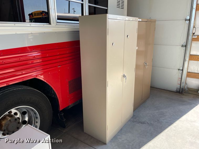 image for item NY9575 (2) metal cabinets