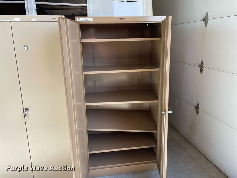 image for item NY9575 (2) metal cabinets