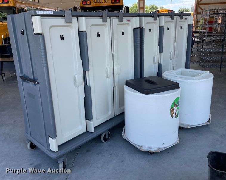 image for item NY9580 (2) Cambro Healthcare tray carts