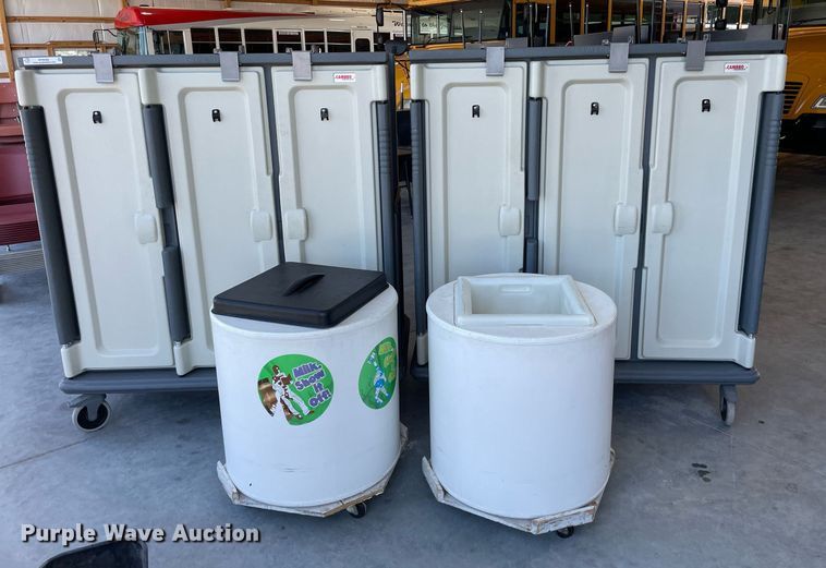 image for item NY9580 (2) Cambro Healthcare tray carts