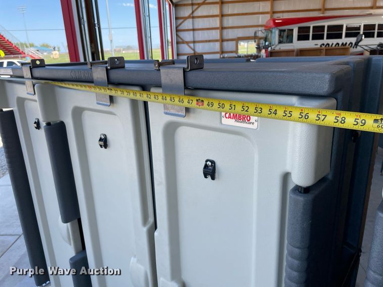 image for item NY9580 (2) Cambro Healthcare tray carts