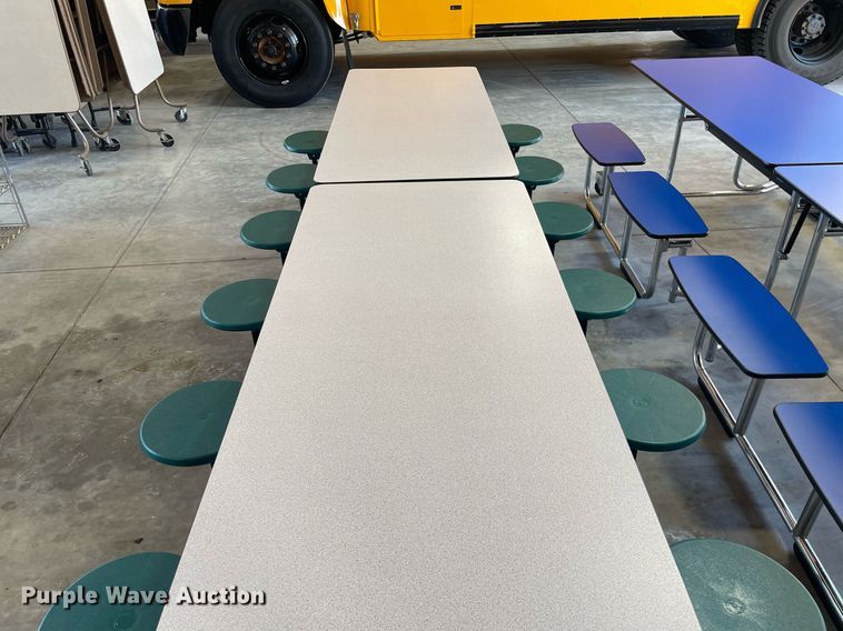 image for item NY9584 (15) folding lunchroom tables