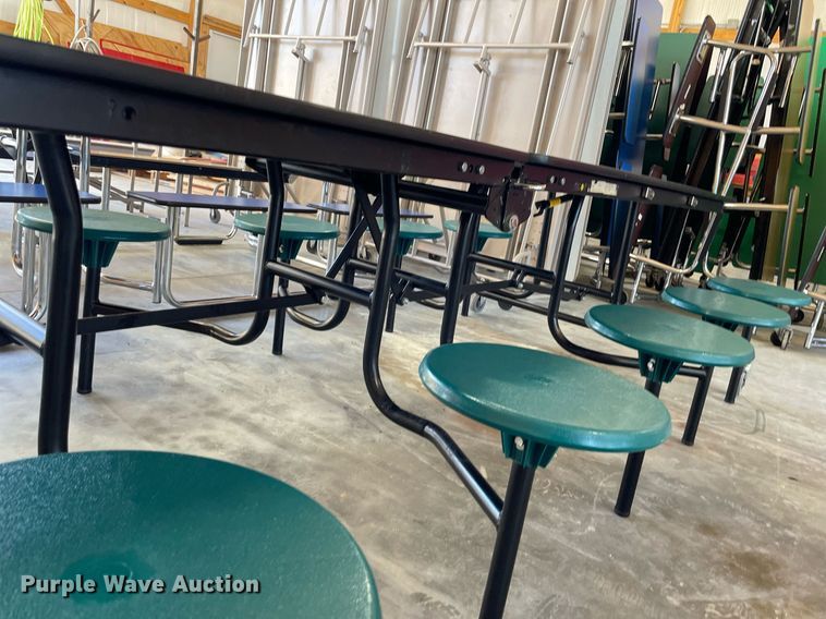image for item NY9584 (15) folding lunchroom tables
