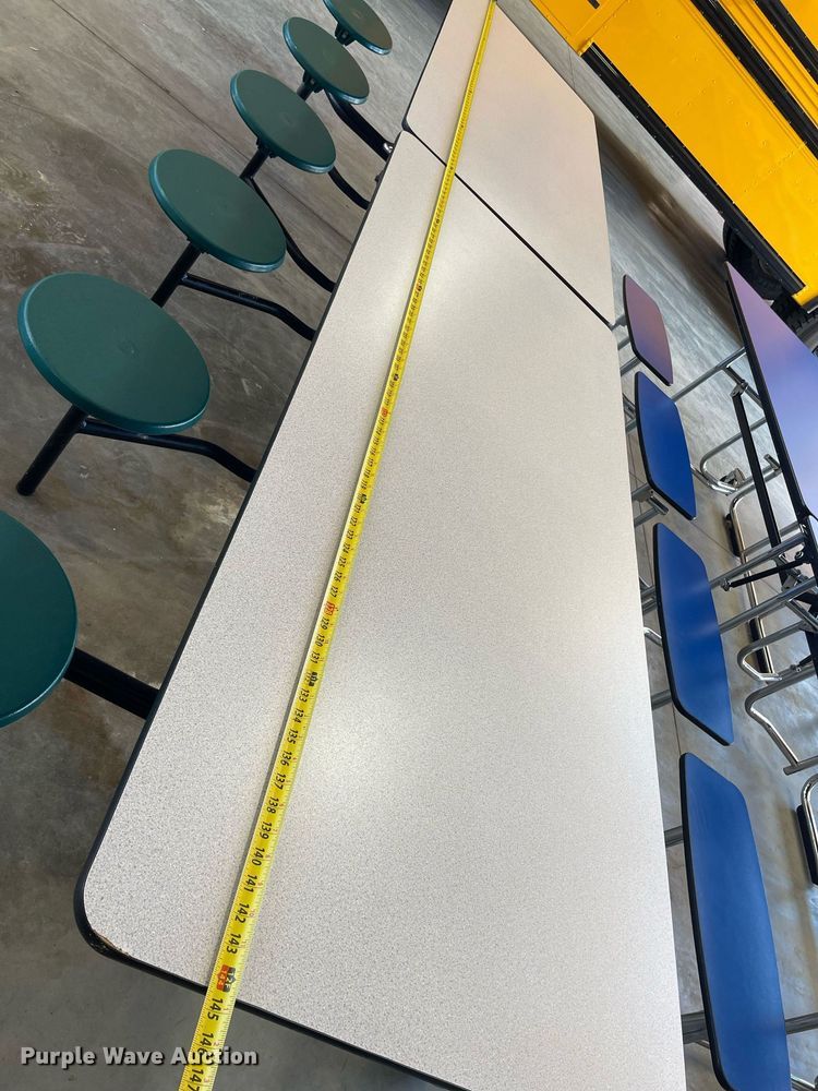 image for item NY9584 (15) folding lunchroom tables