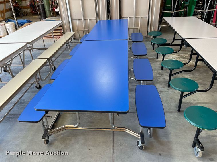 image for item NY9584 (15) folding lunchroom tables
